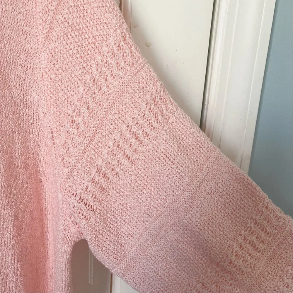 Torrid Duster Open Front Stitch Detail Cardigan Size 1X - Picture 10 of 14